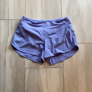 Hydrangea blue New lululemon speed up short  4”